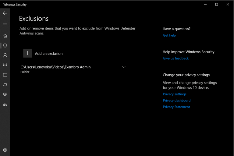 Cara Agar Exambrowser Admin Tidak Terblokir Windows Defender