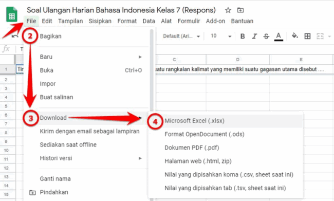 Cara Menyimpan Hasil Jawaban Google Form Ke File Excel