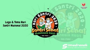 Logo dan tema Hari Santri Nasional 2020