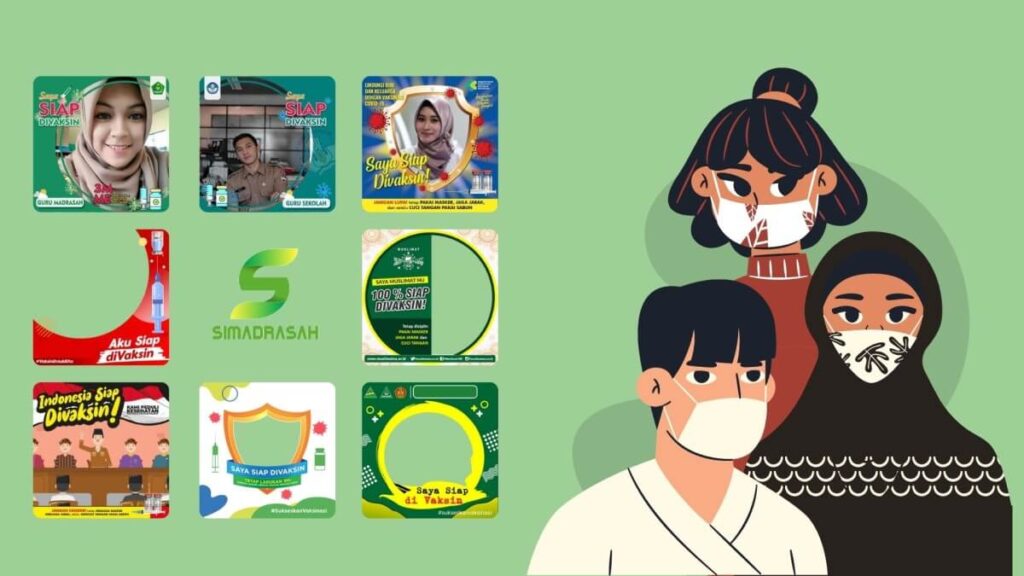 Bingkai Foto Saya Siap Divaksin Covid-19, Yuk Pasang !