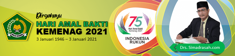 Spanduk HAB Kemenag ke 75 tahun 2021 - 1