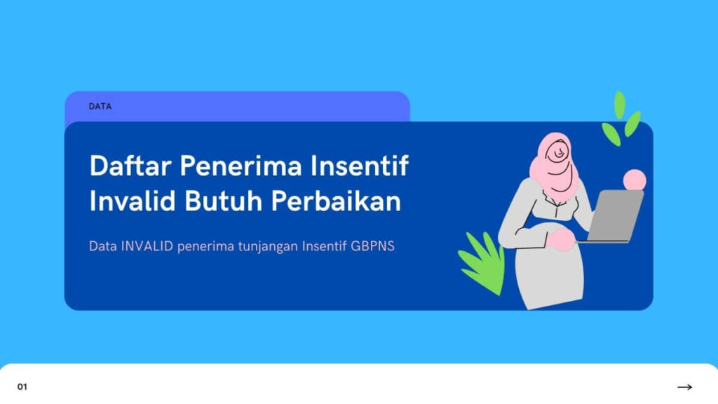 Daftar Penerima Tunjangan Insentif Data Invalid Butuh Perbaikan