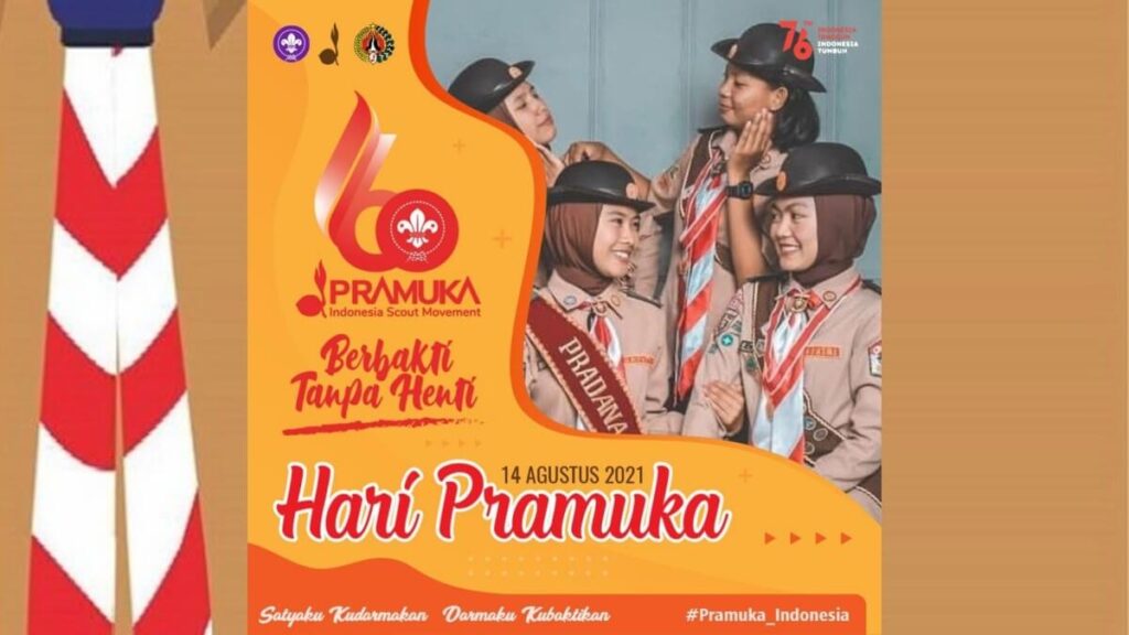 Kumpulan Twibbon Hari Pramuka ke 60 Tahun 2021