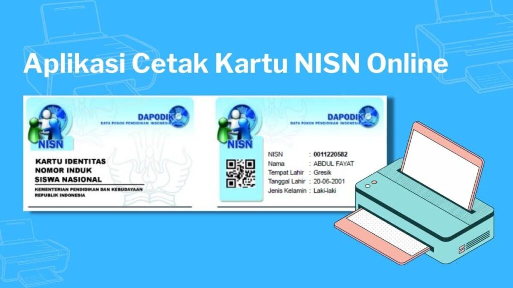 Aplikasi Cetak NISN Online Terbaru
